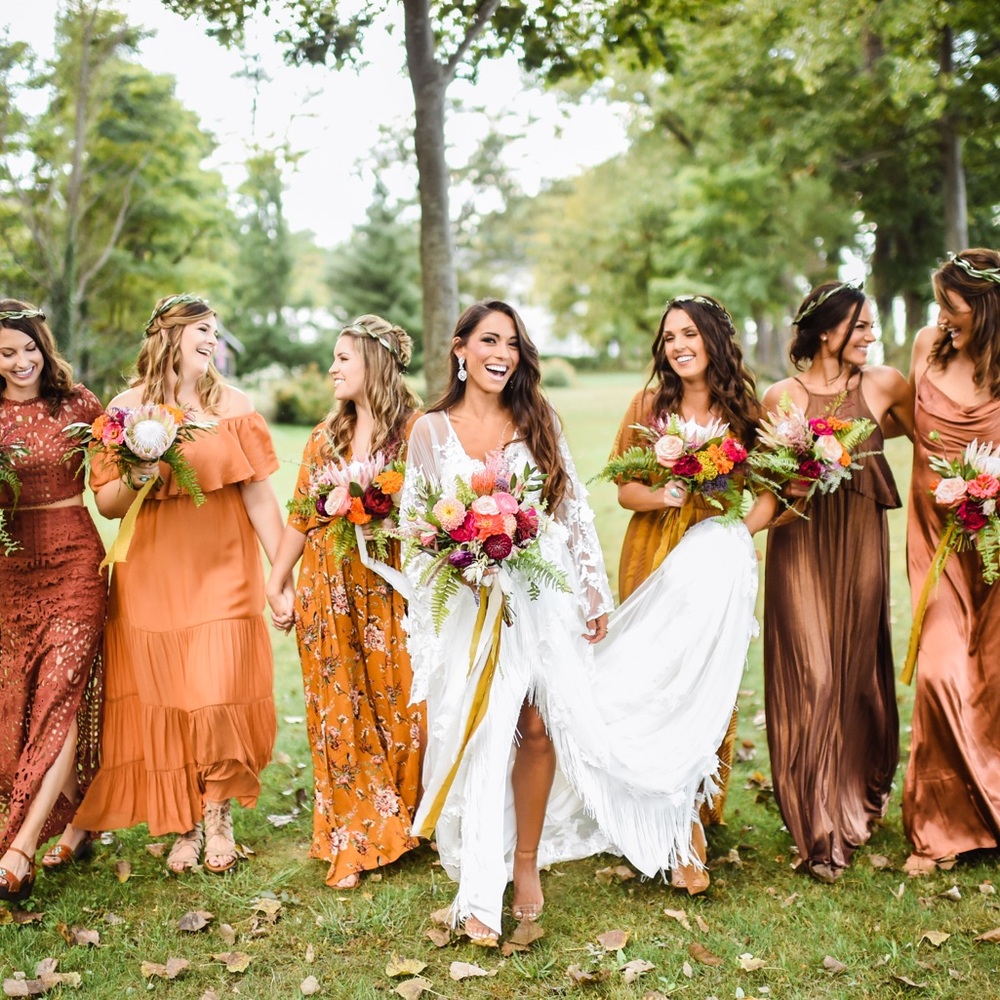 Unique one of a kind wedding dress and kimono